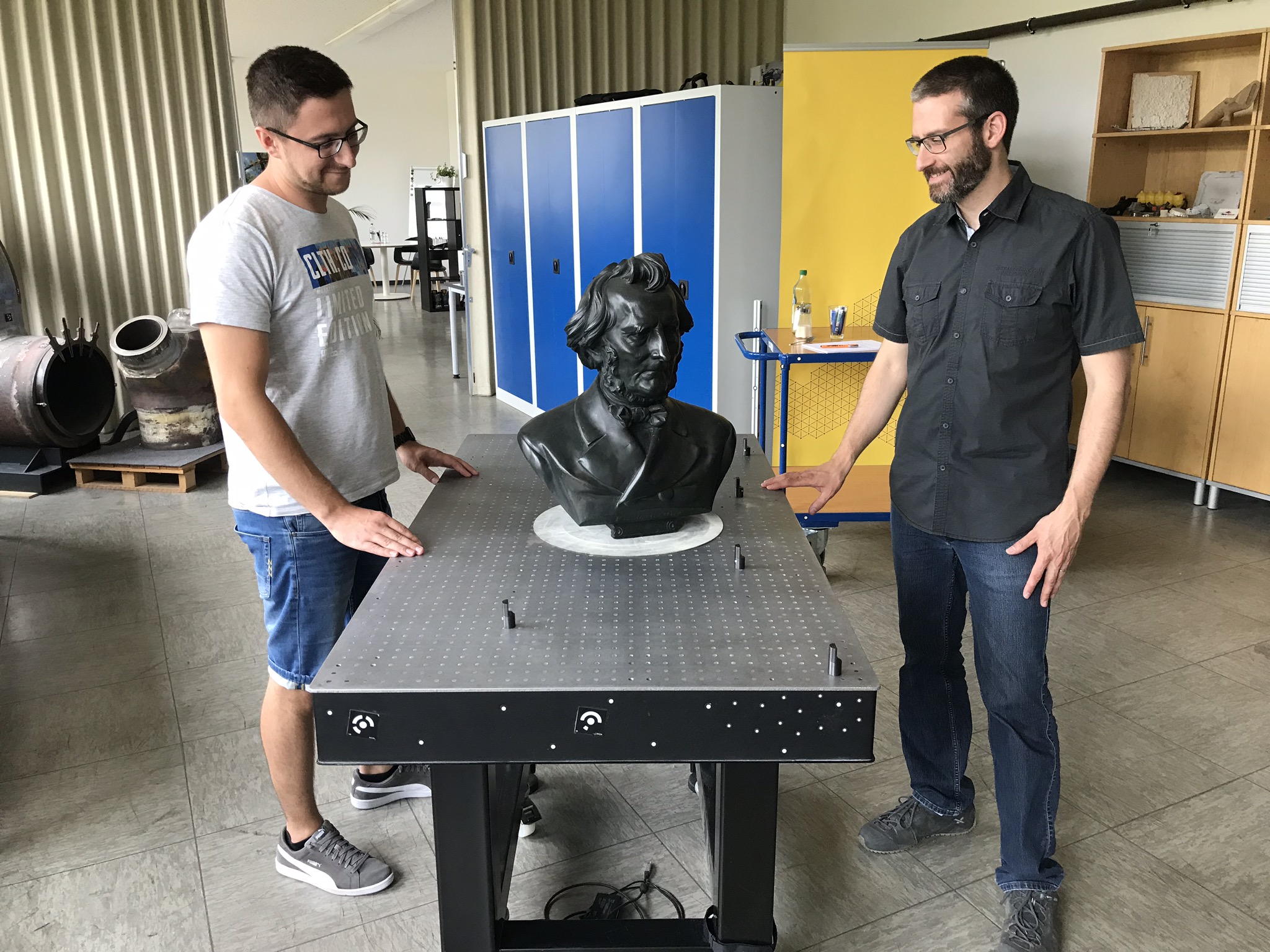 3D-Scan bei Firma scanlabor (demnächst: myProLab) in Coesfeld - Vorbereitung